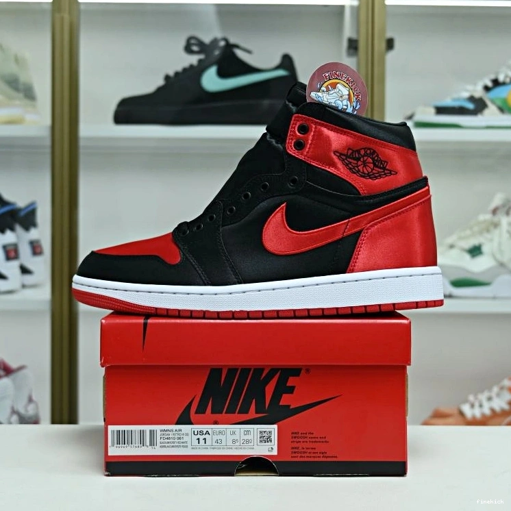 Jordan 1 Air Bred" Jordan 2023 High OG"Satin 0124